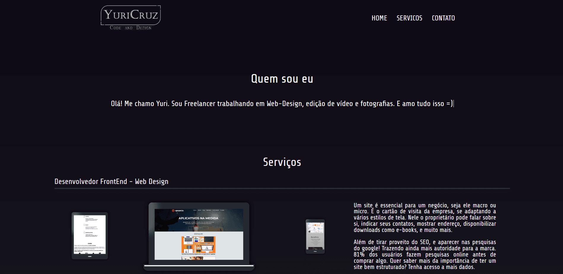 Imagem de exemplo de Projeto apresentação freelancer